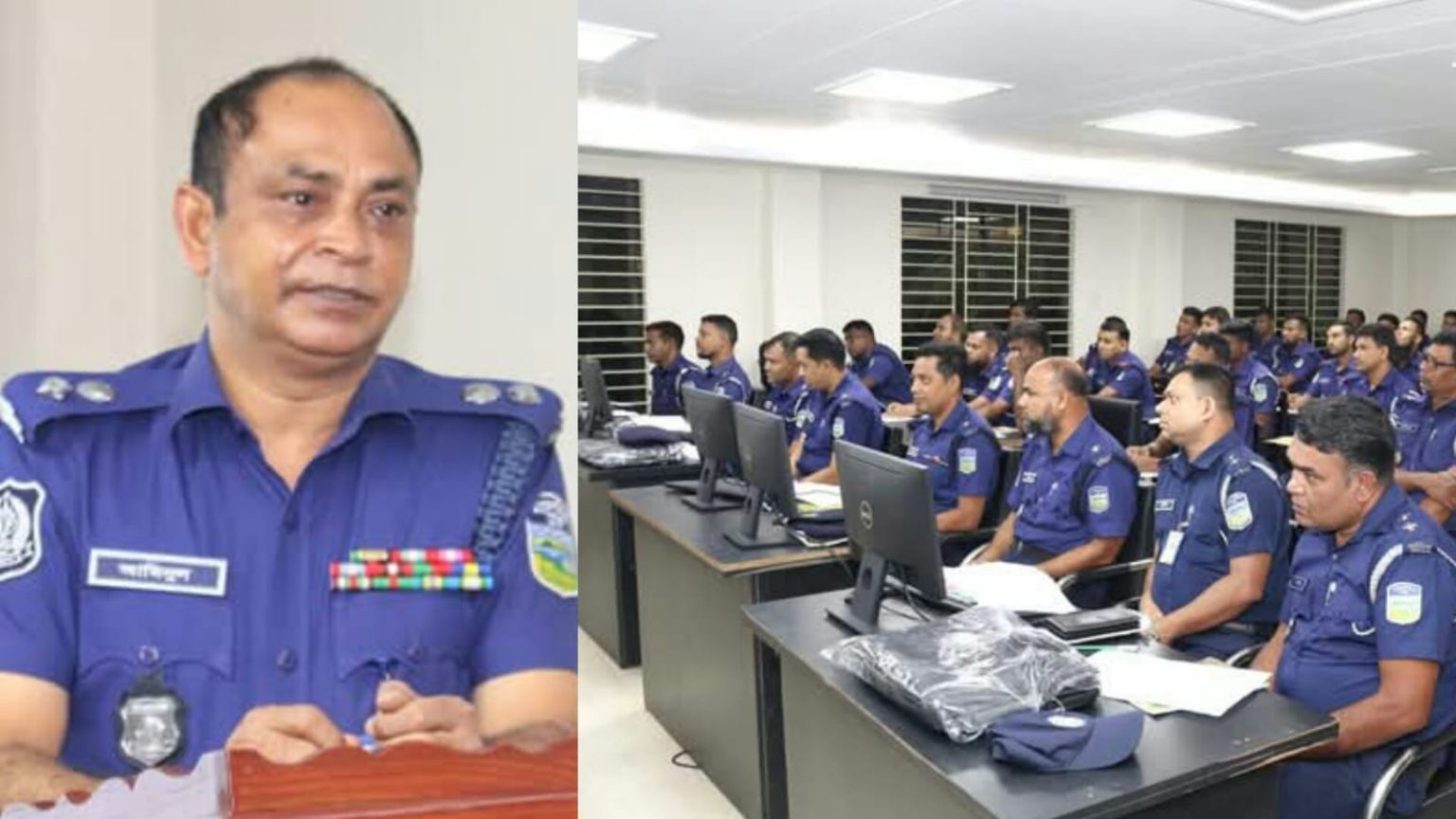 শেরপুররে পুলিশ সদস্যদের দক্ষতা উন্নয়ন প্রশিক্ষণ কোর্সের ২য় ব্যাচ এর শুভ উদ্বোধন