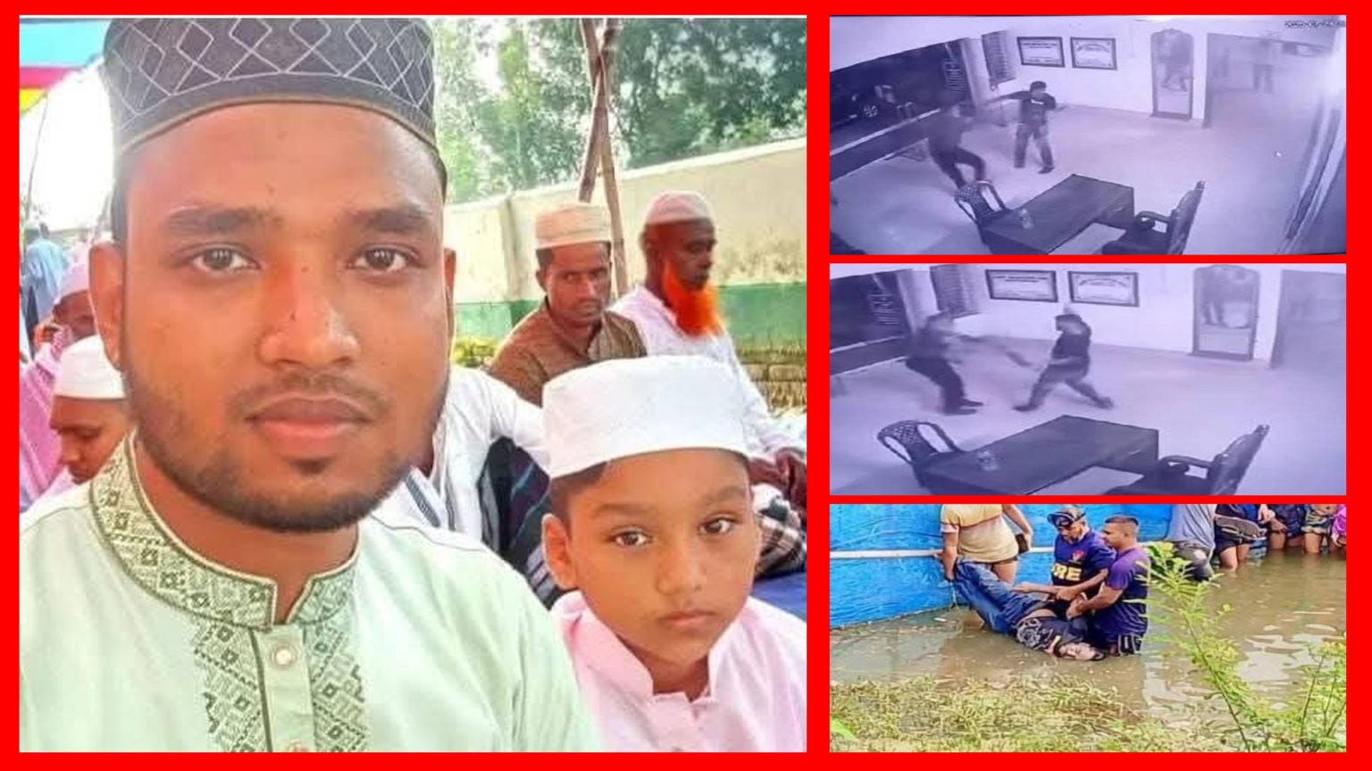 সাঘাটা থানায় হামলাকারী নিহত যুবকের পরিচয় মিললেও রহস্য অজানা