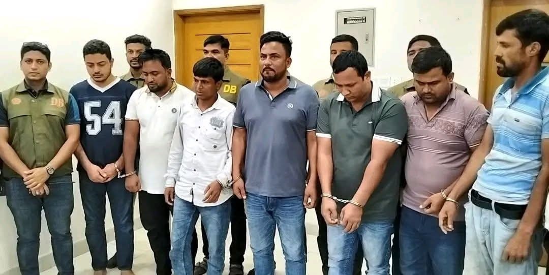 ফকিরহাটে হ্যামকো গ্রুপে ডাকাতির ঘটনায় মালপত্রসহ গ্রেপ্তার ৯
