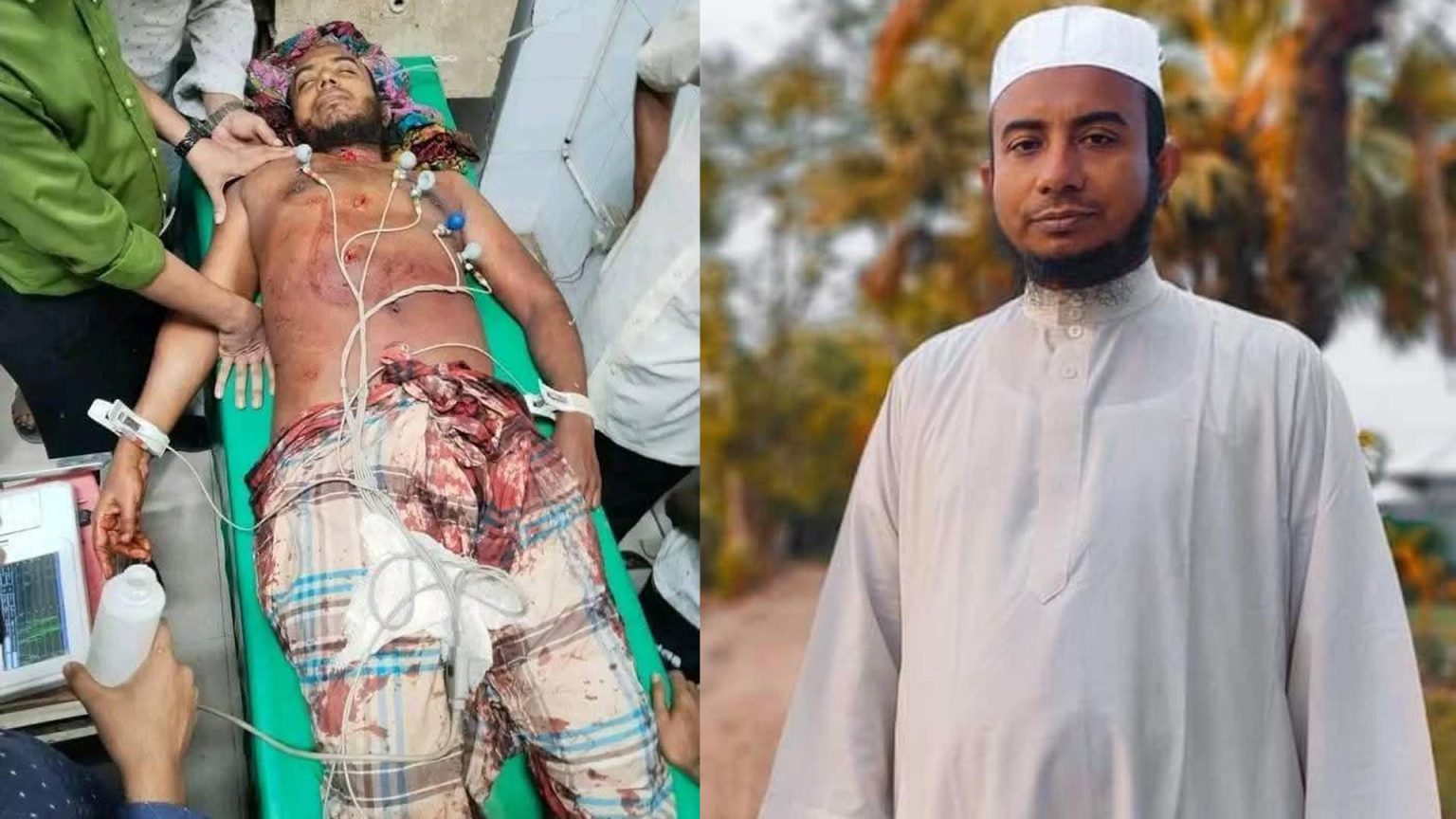 ভোলা দারুল হাদিস কামিল মাদরাসার মুহাদ্দিস মাওলানা আমিনুল হক নোমানীকে নৃশংসভাবে হত্যা