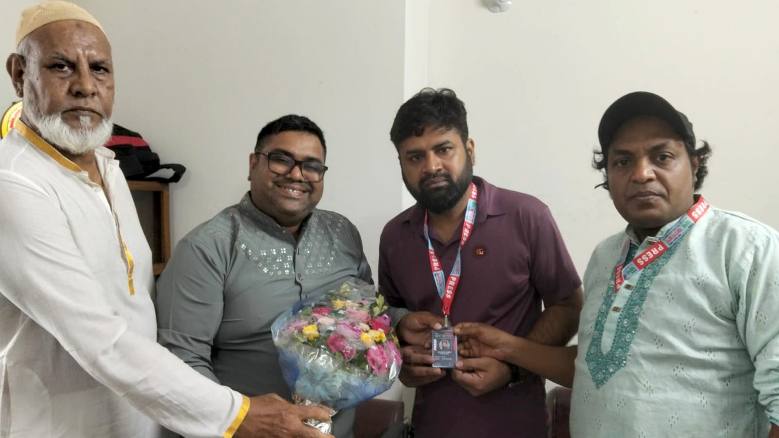 জন জাগরণ পত্রিকাতে ক্রাইম রিপোর্টারে যোগদানে শাবাব এর জন্য শুভকামনা