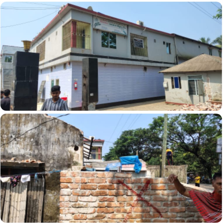 প্রভাবশালীদের স্থাপনা রক্ষা পেলেও গুড়িয়ে দেয়া হয়েছে অসহায় সম্বলহীনদের শেষ আশ্রয় স্থল।