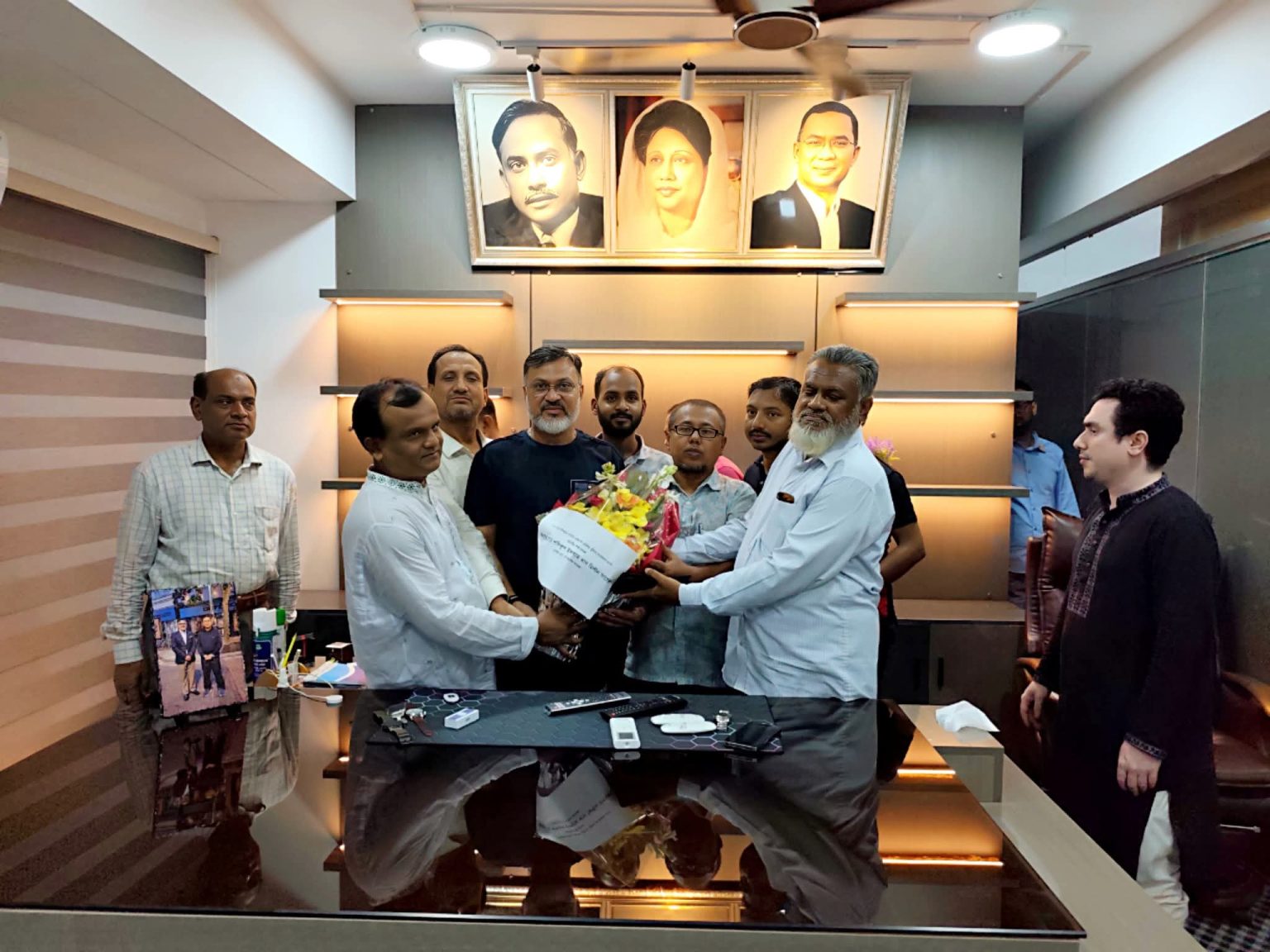 বাংলাদেশ শিক্ষক সমিতি কাফরুল থানা কমিটির সৌজন্য সাক্ষাৎ