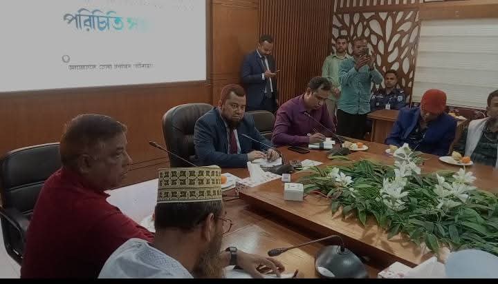 গাইবান্ধায় নবাগত জেলা প্রশাসকের সাথে গণমাধ্যম কর্মীদের পরিচিতি সভা