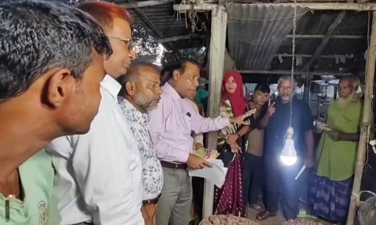 বগুড়ায় তারেক রহমানের পক্ষে ধানের শীষে ভোট চেয়ে লিফলেট বিতরণ