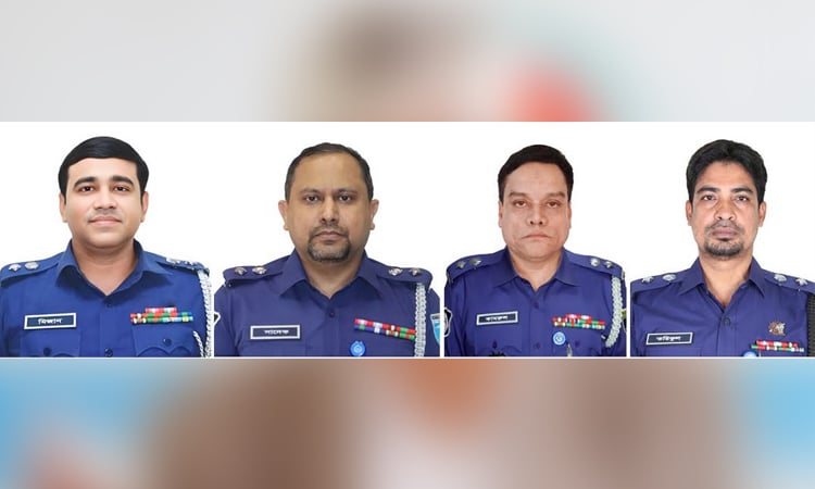 ময়মনসিংহ রেঞ্জে নতুন চার পুলিশ সুপার যারা