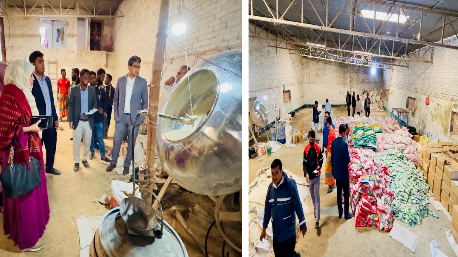 কৃষকদের সঙ্গে প্রতারণা: শ্রীপুরে ভেজাল সার কারখানায় প্রশাসনের অভিযান