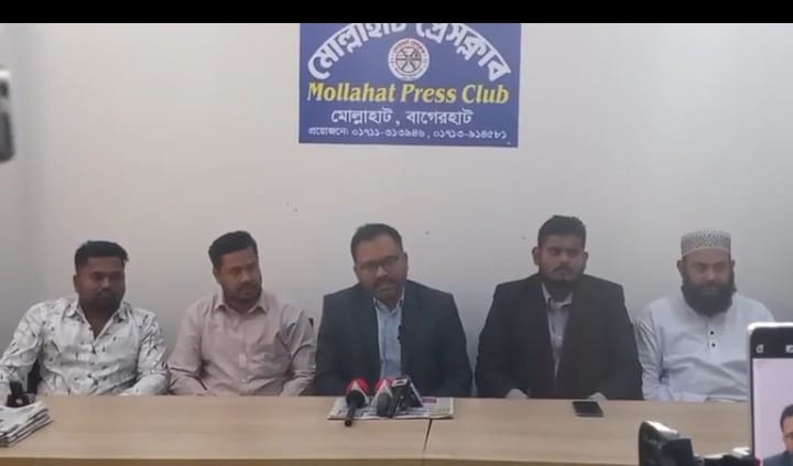 মোল্লাহাটে এবি পার্টি মনোনীত এমপি প্রার্থীর সঙ্গে সাংবাদিকদের মতবিনিময়