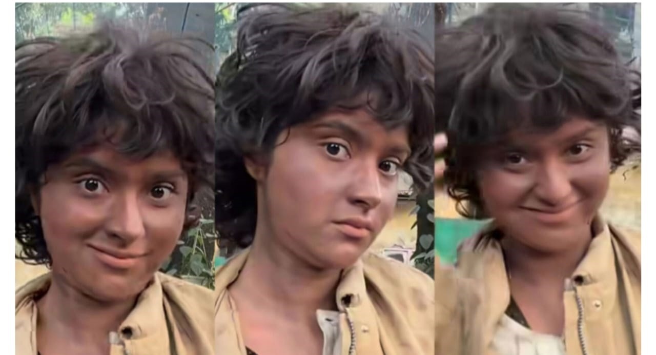 অন্যরকম লুকে ধরা দিলেন অভিনেত্রী