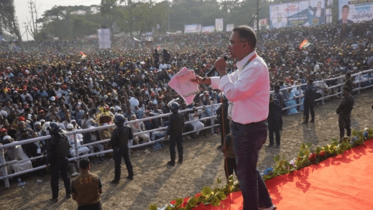 দেশকে বাঁচাতে হলে ধানের শীষে ভোট দিতে হবে : তারেক রহমান