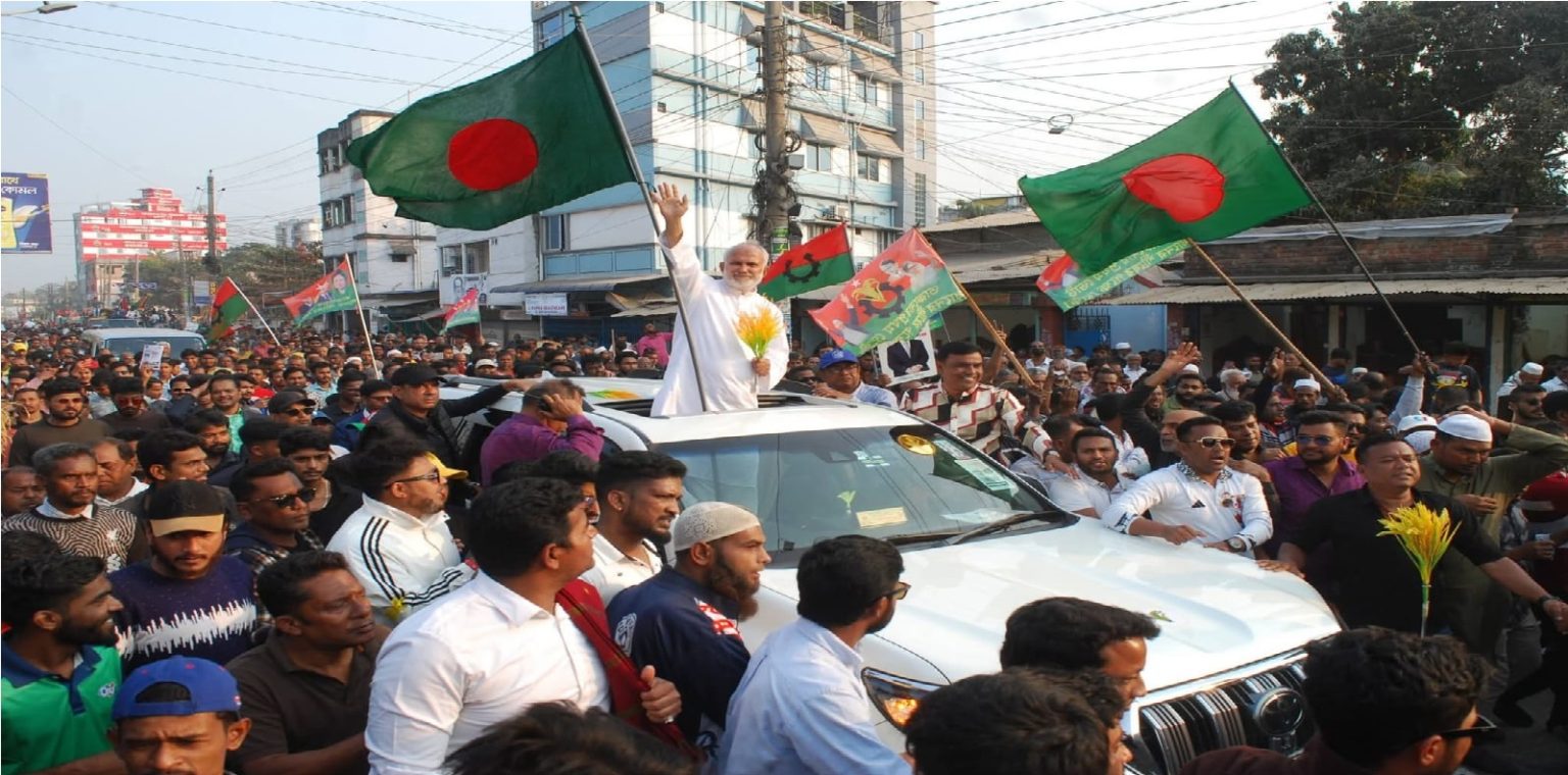 গণতন্ত্র ও ভোটাধিকার পুনরুদ্ধারে ধানের শীষে ভোট চাইলেন নজরুল ইসলাম মঞ্জু