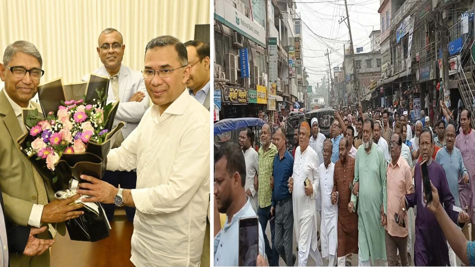 স্বাধীনতার পর প্রথম মন্ত্রী পেল বাসাইল-সখিপুর দুই উপজেলায় আনন্দ মিছিল