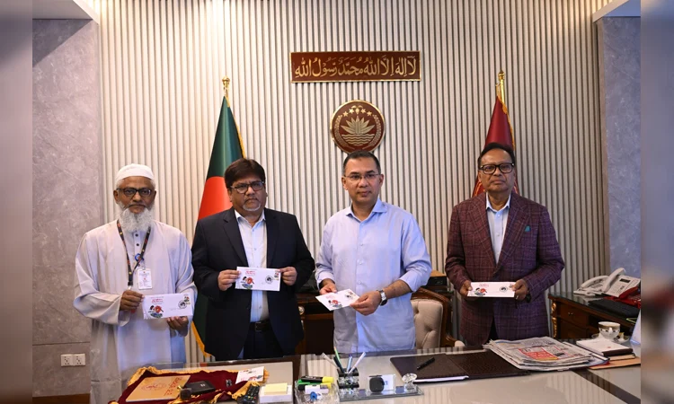 স্বাধীনতা দিবস উপলক্ষে স্মারক ডাকটিকিট ও বিশেষ সিলমোহর উদ্বোধন করলেন প্রধানমন্ত্রী
