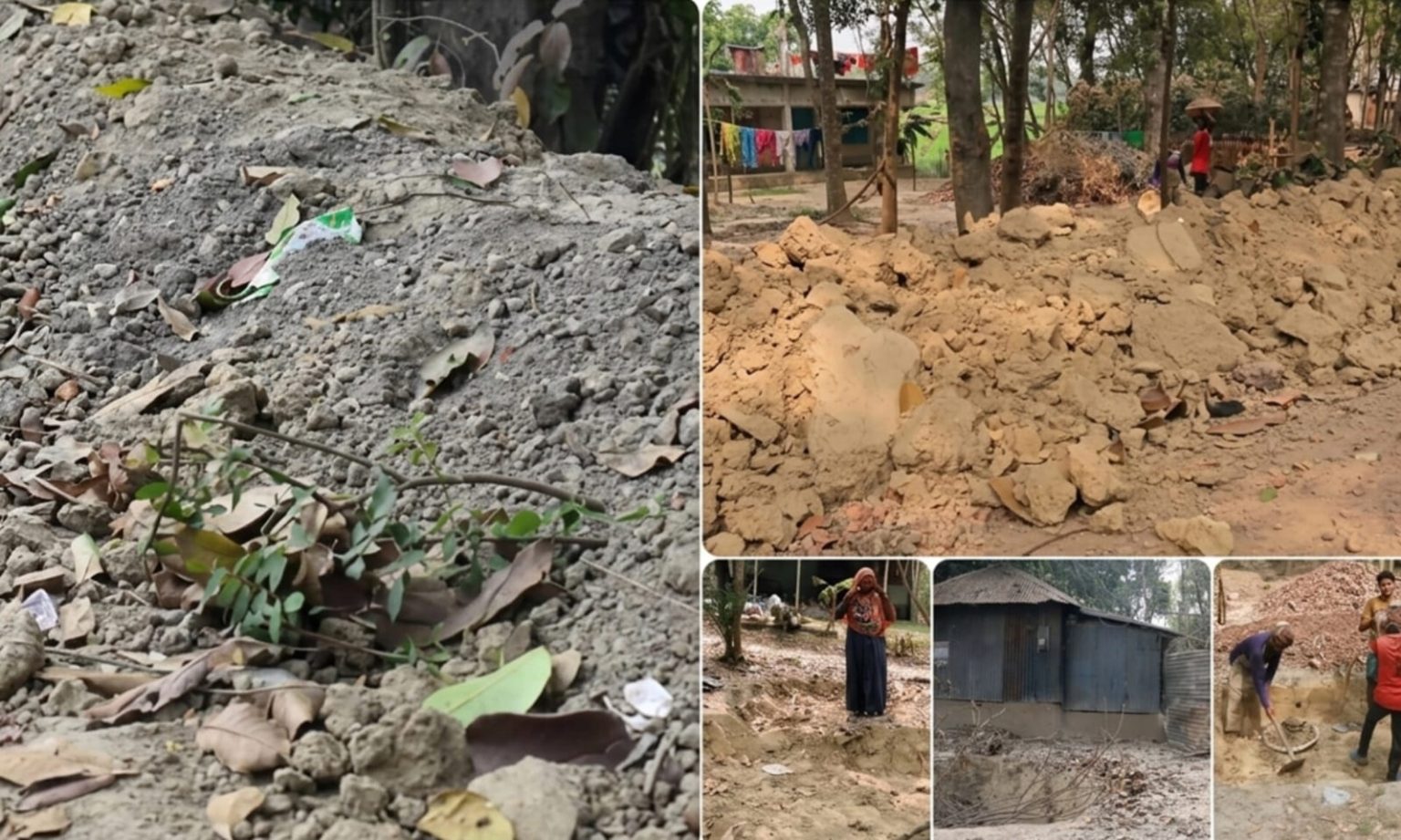 ঝিনাইদহে রোড সংস্কারে অনিয়ম, শতাধিক পরিবার ঝুঁকিতে