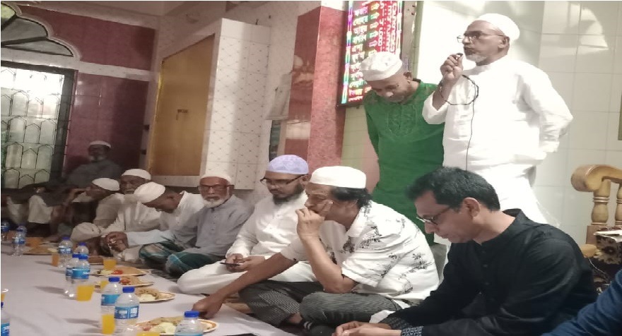 কানাইয়া পশ্চিমপাড়া জামে মসজিদে দোয়া ও ইফতার মাহফিল