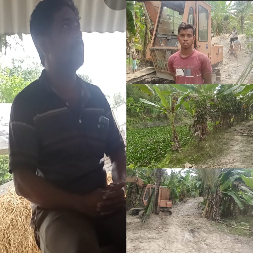 মোল্লাহাটে খালের পাড়ের সরকারি মাটি কেটে বিক্রির অভিযোগ