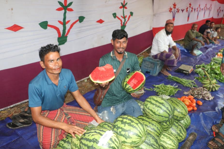 ভোলায় কৃষক বাজার মেলা শুরু