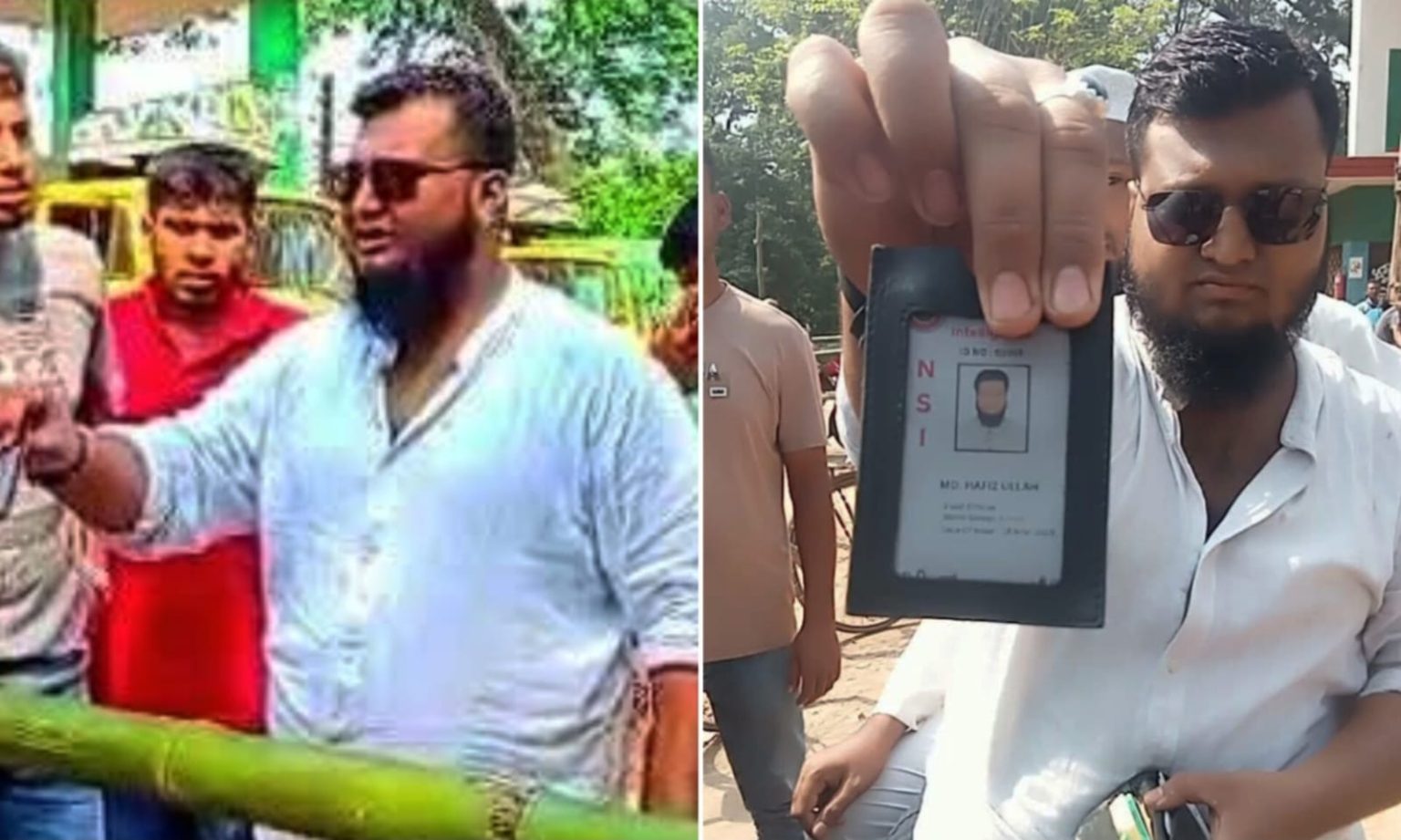 গোয়েন্দা সংস্থা (এনএসআই) পরিচয়ে তৈল নিতে গিয়ে যুবক আটক