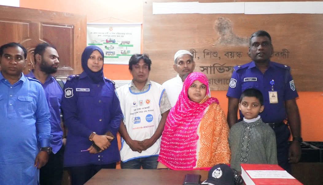 নিখোঁজের ২ দিন পর শিশু আব্দুল্লাহকে গাইবান্ধা থেকে উদ্ধার