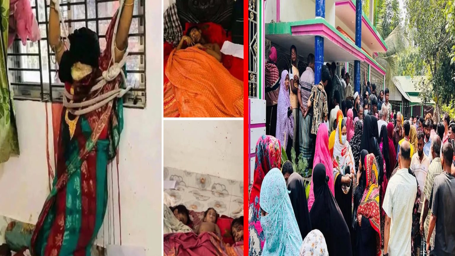 গাজীপুরে মা ও ৩ কন্যা সন্তানসহ ৫ জনকে হত্যা: ঘাতক স্বামী পলাতক, আটক দুই