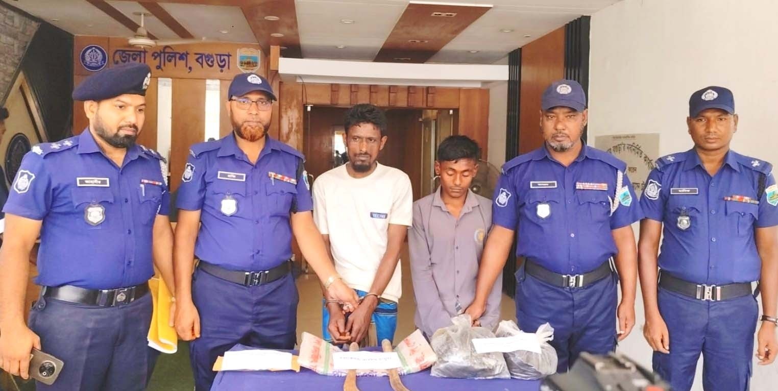 বগুড়ায় গলা কেটে নারীকে হত্যার রহস্য উদঘাটন গ্রেপ্তর ২