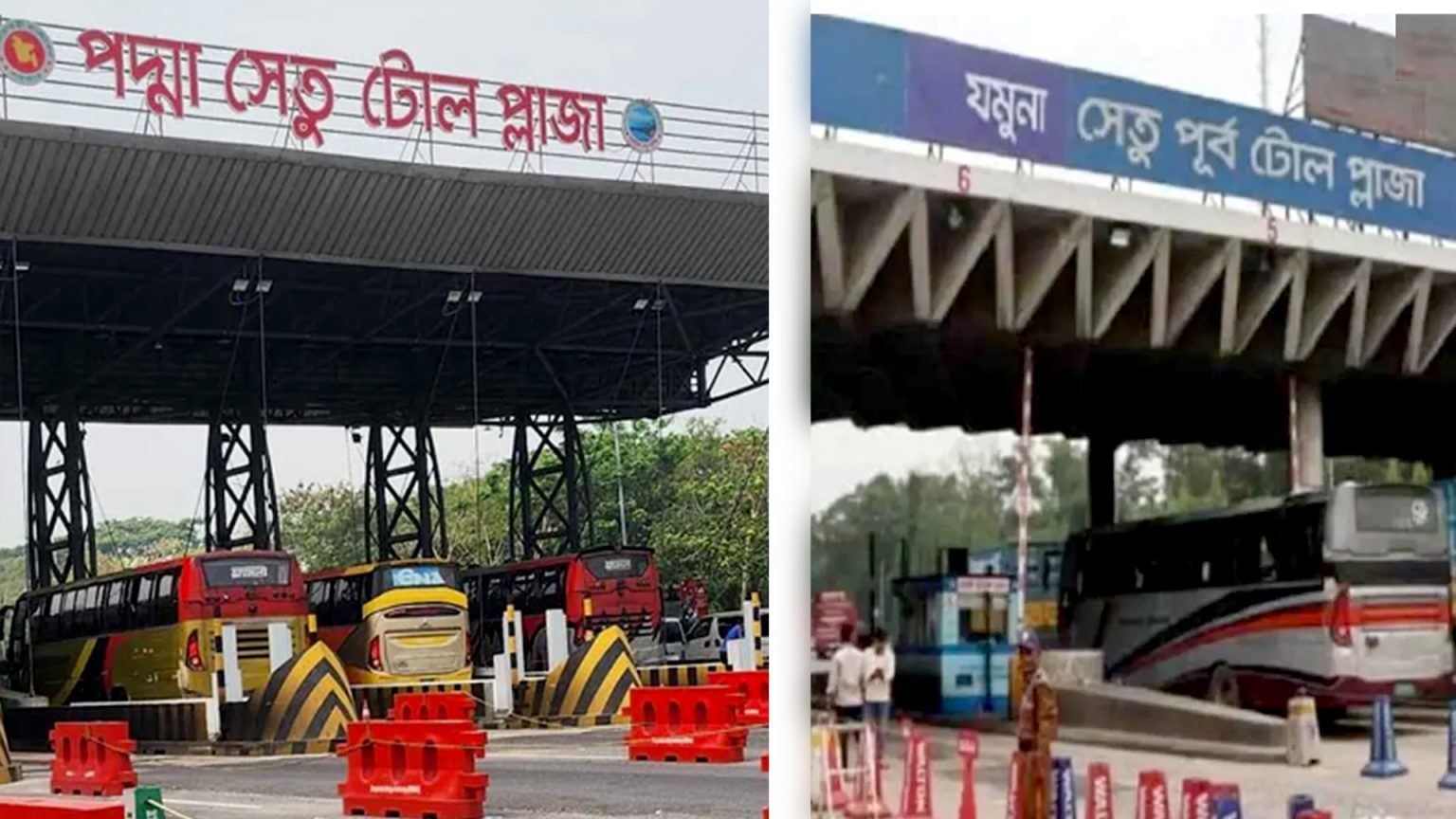 পদ্মা ও যমুনা সেতু থেকে গত ১০ দিনে প্রায় ৬৪ কোটি টাকা টোল আদায়