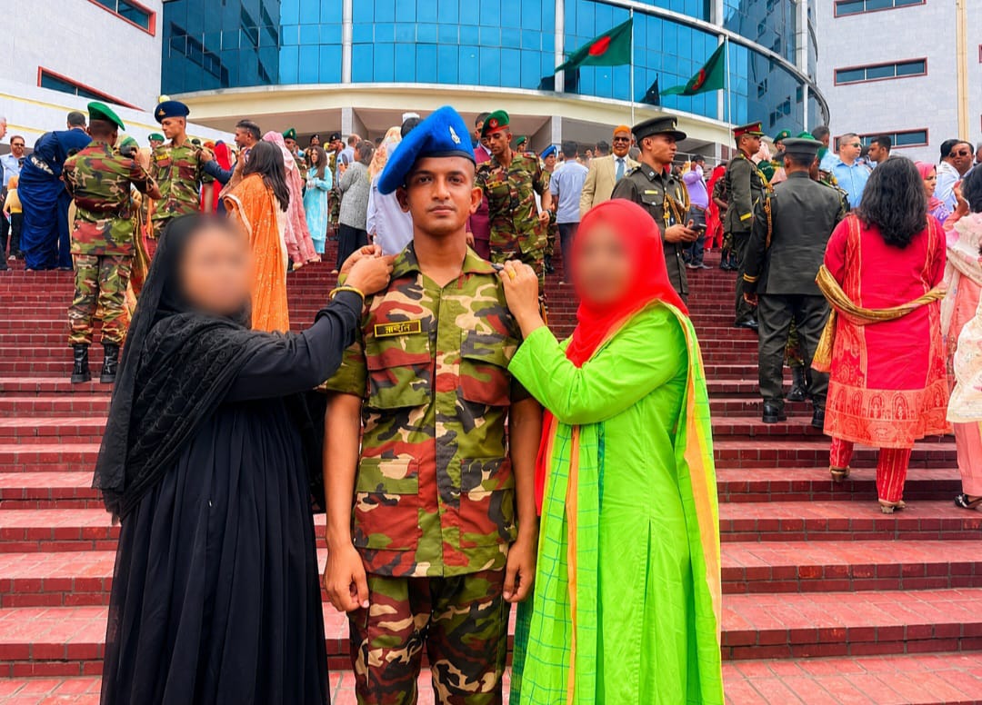 সেনাবাহিনীতে লেফটেন্যান্ট হলেন জয়পাশার কৃতি সন্তান রুহান