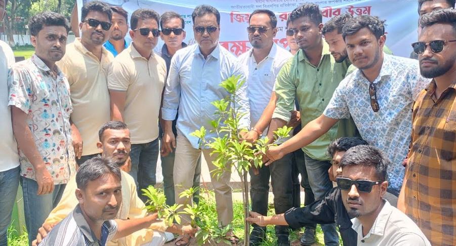 শহীদ জিয়ার শাহাদাতবার্ষিকী উপলক্ষে খুলনা ছাত্রদলের বৃক্ষরোপন