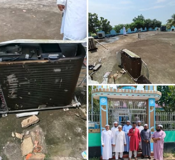 নবীনগরে বাইতুল আমান মসজিদে দুর্ধর্ষ চুরি,৬টি এসির যন্ত্রাংশ খোয়া গেছে