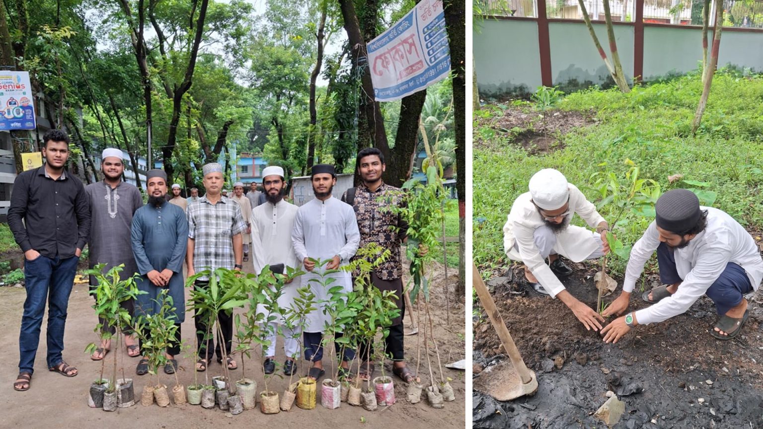 সিলেটে হাফিজ সোসিয়াল ওয়েলফেয়ার ফাউন্ডেশনের বৃক্ষরোপণ কর্মসূচি অনুষ্ঠিত