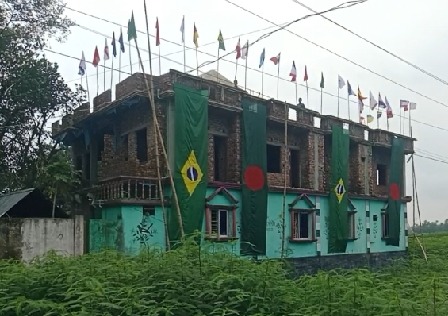 ফুটবলের উন্মাদনায় সেজেছে সোহাগের বাড়ি,প্রশংসায় ভাসছেন কাতার প্রবাসী