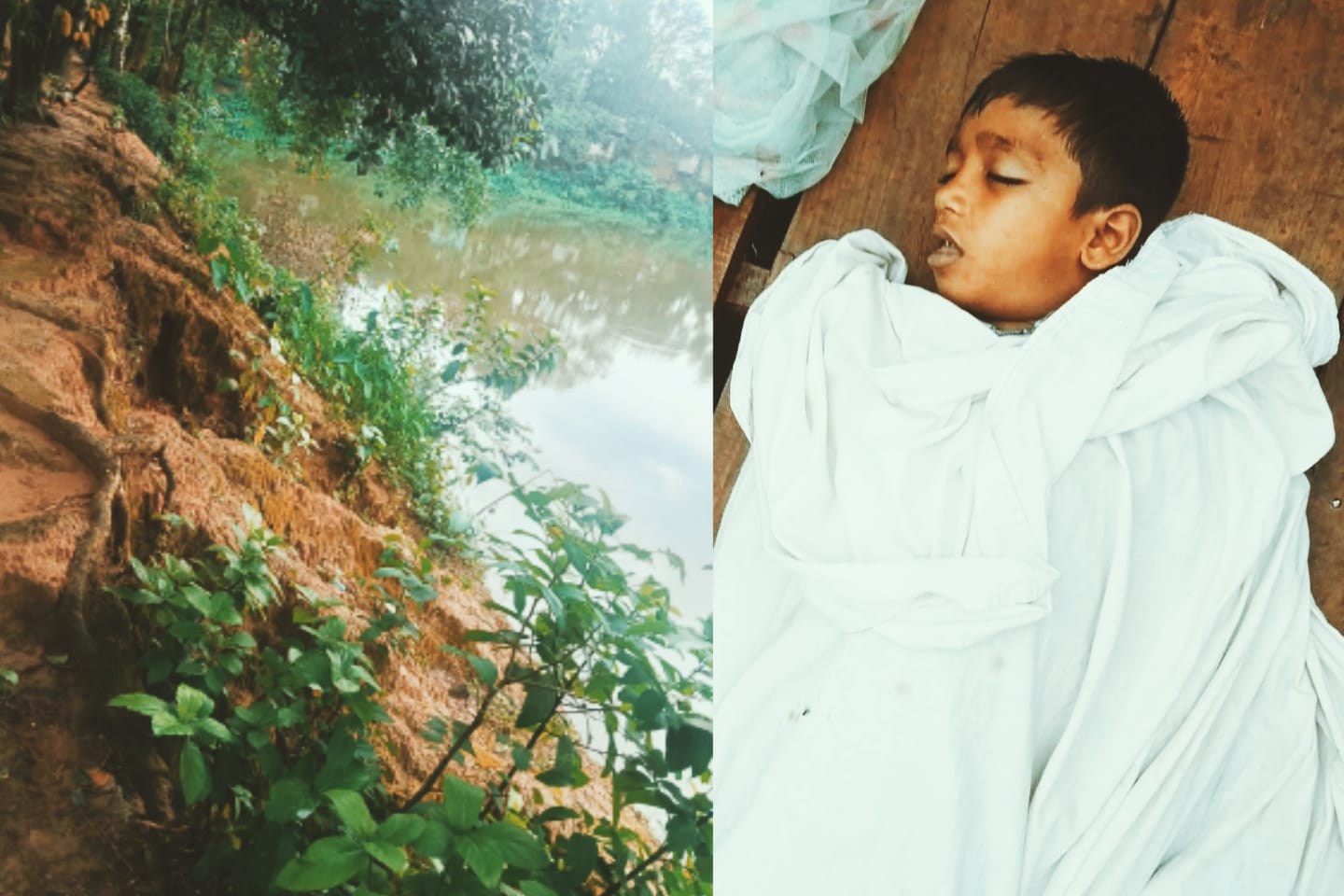 ঘোড়াঘাটে গভীর পুকুরে ঝরল শিশুর প্রাণ, প্রশ্নের মুখে অপরিকল্পিত পুকুর খনন