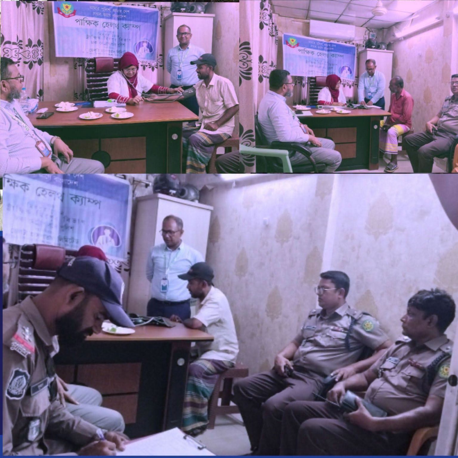মিরপুর ট্রাফিক বিভাগের পাক্ষিক হেলথ ক্যাম্প কার্যক্রম অনুষ্ঠিত