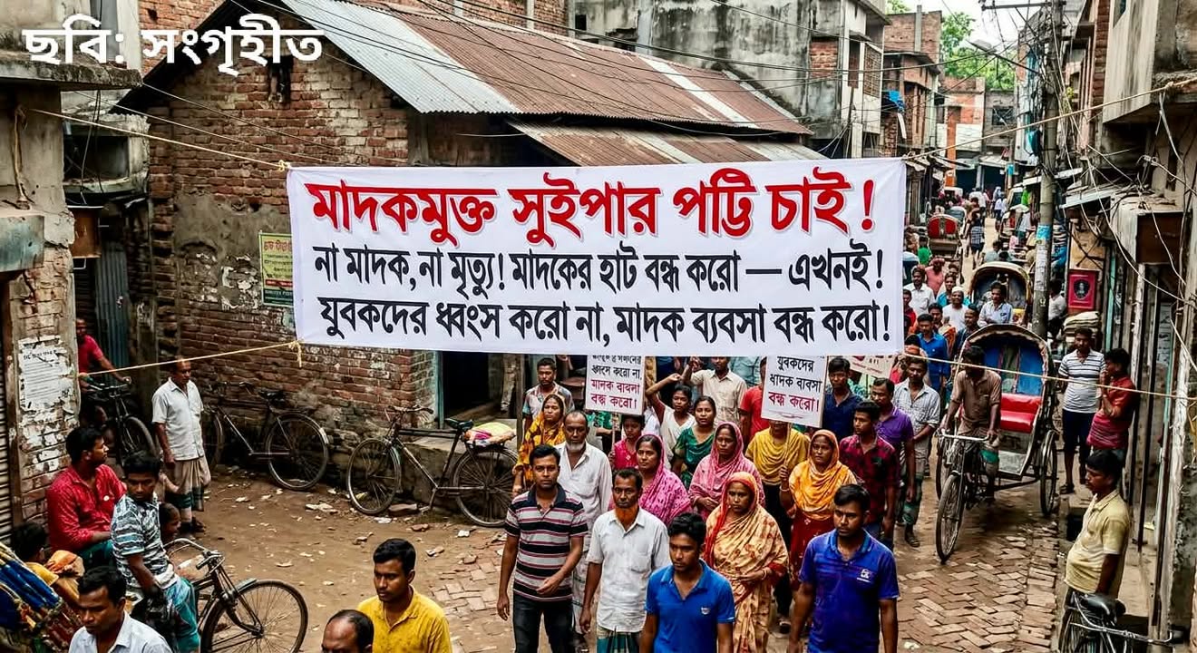বগুড়ার বিভিন্ন সুইপার পট্টিতে প্রকাশ্যে মাদক বাণিজ্যের অভিযোগ: মূল হোতাদের বিরুদ্ধে কঠোর অভিযানের দাবি