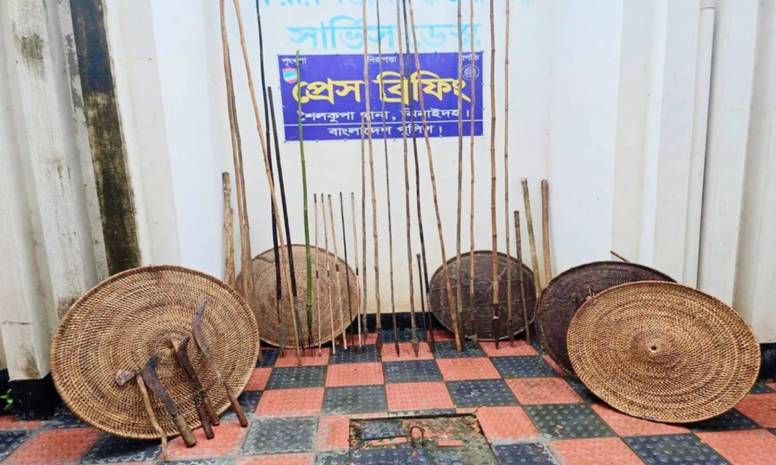 আইনশৃঙ্খলা পরিস্থিতি স্বাভাবিক রাখতে, শৈলকূপা পুলিশের বিশেষ অভিযান