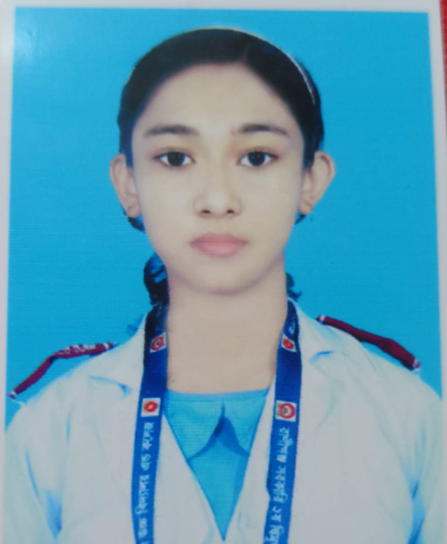 ঘোড়াঘাটে শিক্ষক পরিবারের মেয়ে মৃত্তিকা মোহন্ত ট্যালেন্টপুলে বৃত্তি অর্জন