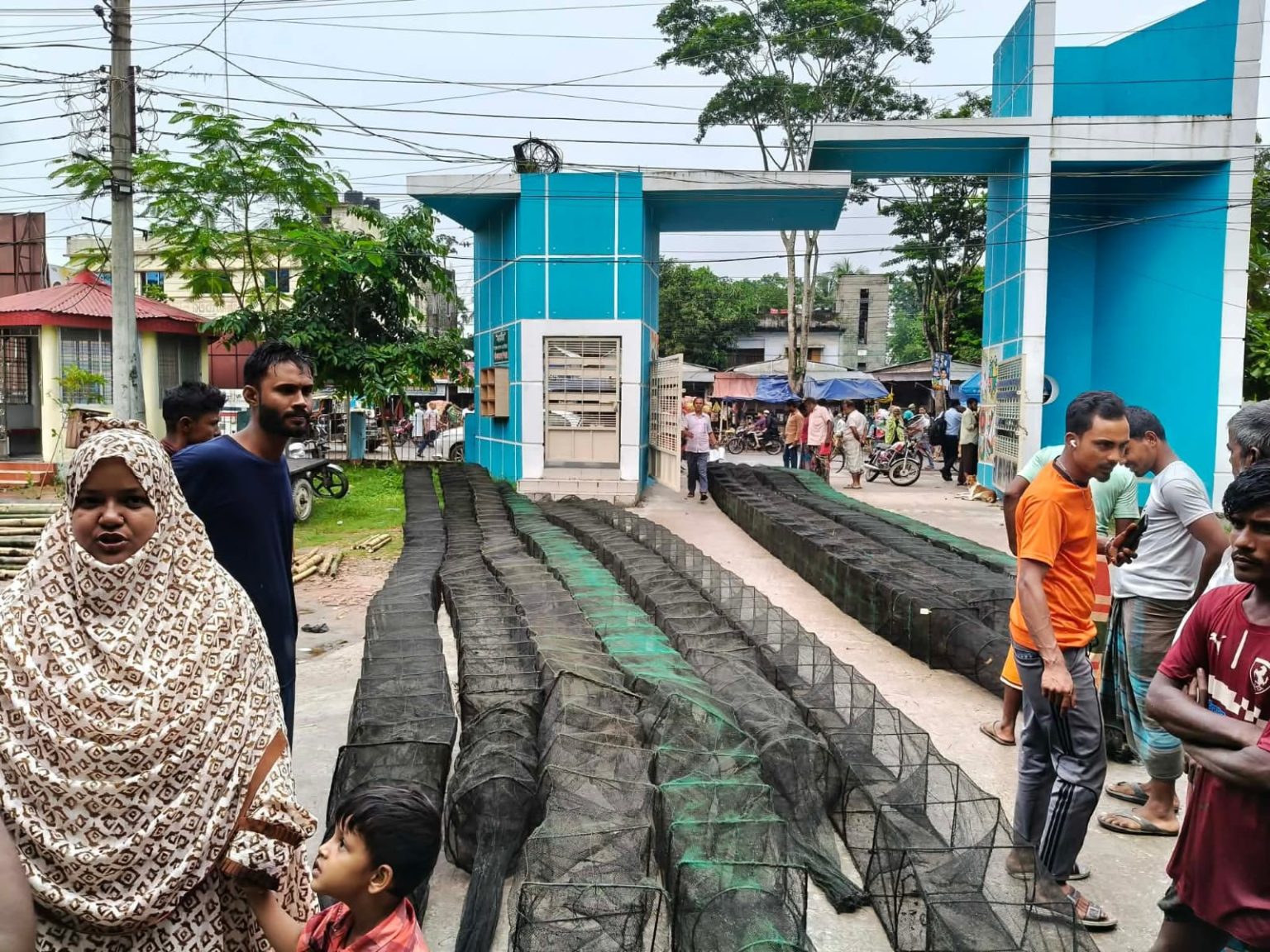 ঈশ্বরগঞ্জে ৬০০মিটার চায়না দুয়ারি জাল জব্দ