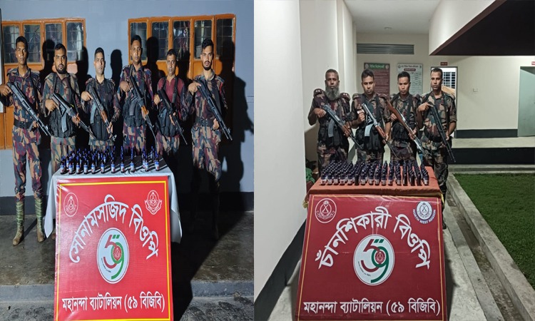 চাঁপাইনবাবগঞ্জে নেশাজাতীয় সিরাপ জব্দ